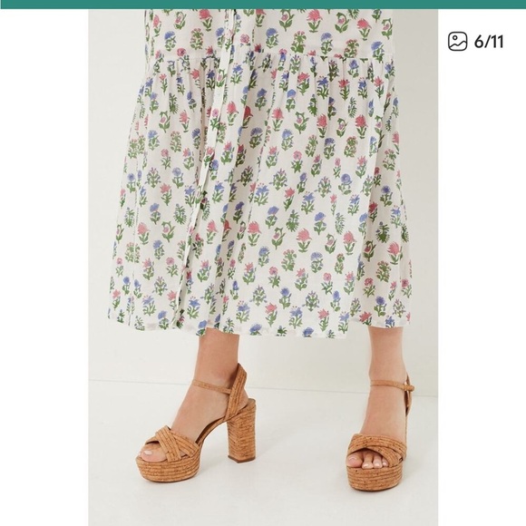 TUCKERNUCK Emerson Fry India Collection Mixed Bouquet Lucy Dress NWT L - Picture 9 of 10